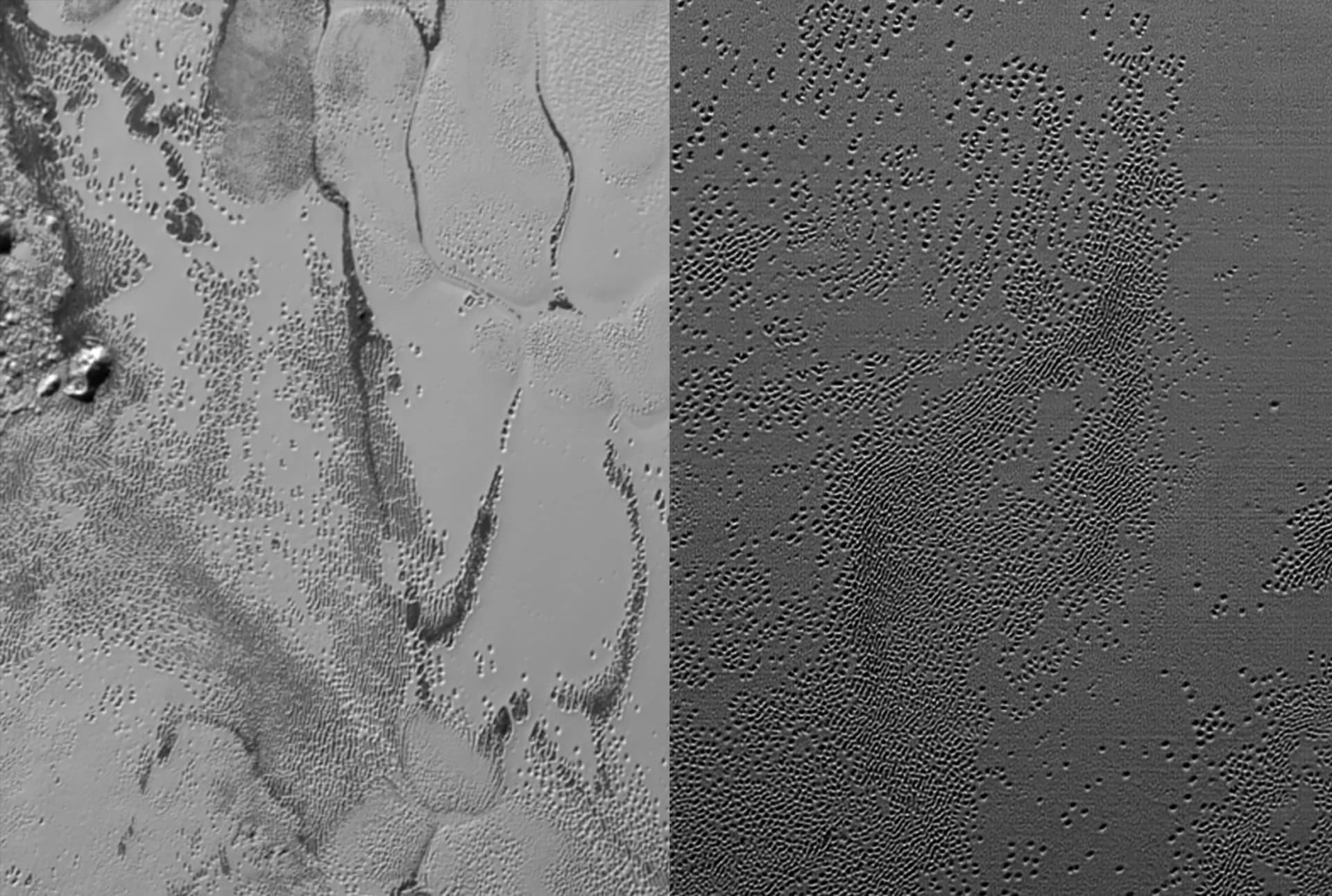 Liquid nitrogen seeps onto Pluto, New Horizons data show